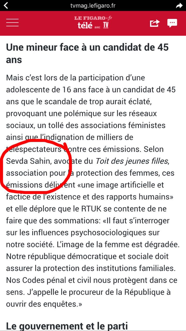 Le Figaro (Fransa) - Une mineur face à un candidat de 45 ans